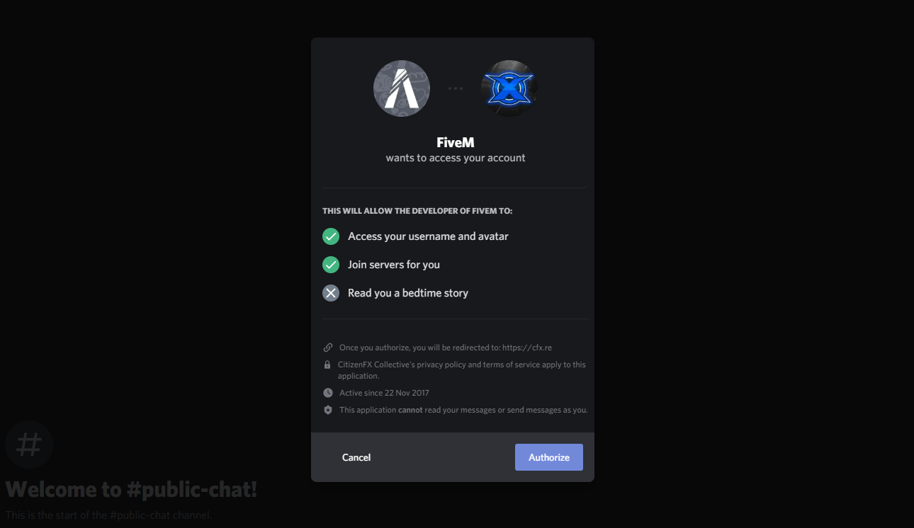 A boring example image