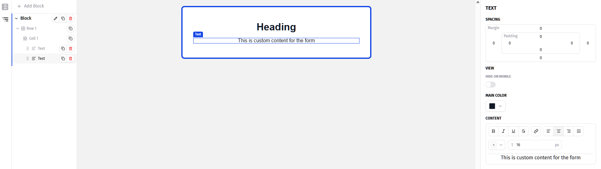 A boring example image