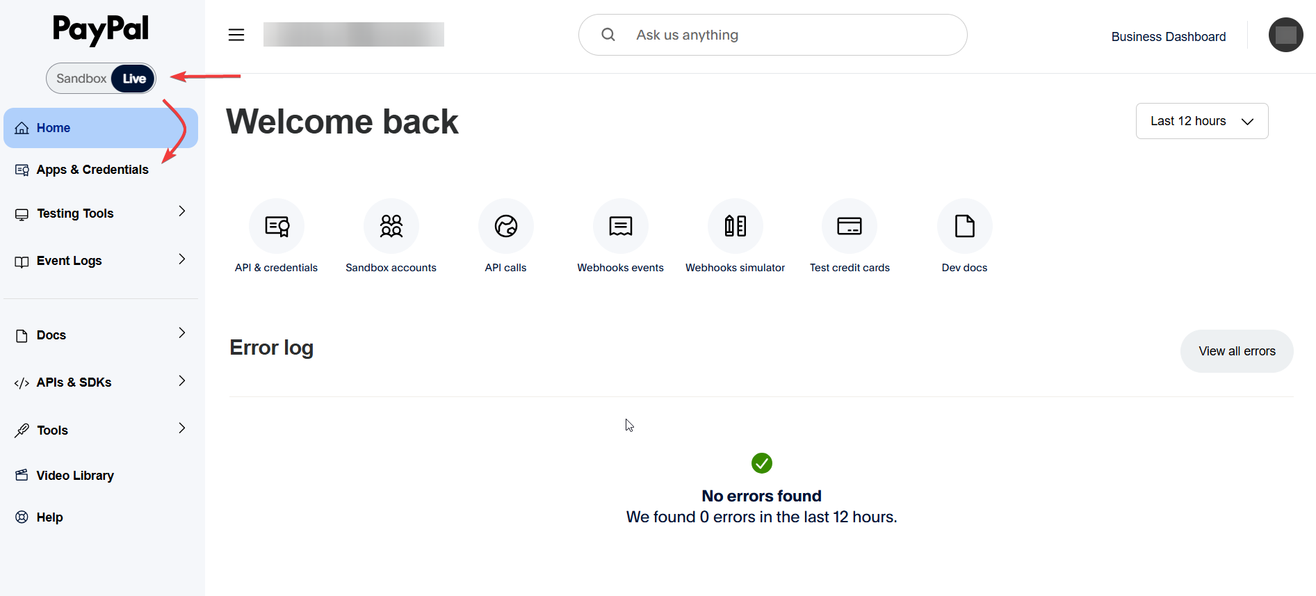 A boring example image