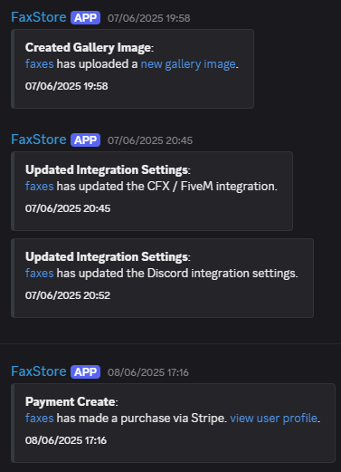 Discord logs